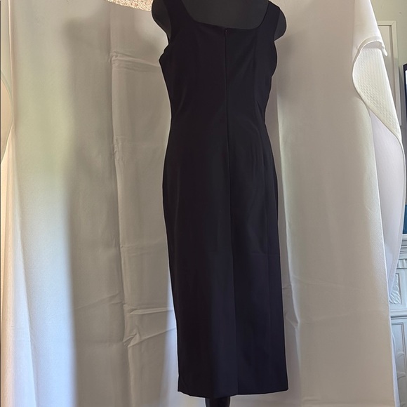 Christian Lacroix Little Black Dress. Lined form fit elastane stretch. Medium. - Picture 10 of 16